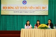 Hội đồng xét tuyển viên chức năm 2017