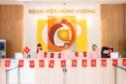 Bệnh viện Hùng Vương rực rỡ cờ hoa chào mừng đại lễ 50 năm Ngày Giải phóng miền Nam, thống nhất đất nước (30/4/1975 – 30/4/2025)