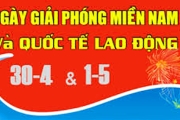 Thông báo nghỉ Lễ Chiến thắng 30/04 và ngày Quốc tế lao động 01/05 năm 2020