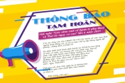 Thông báo tạm hoãn