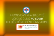 HƯỚNG DẪN KHAI BÁO Y TẾ VỚI PC-COVID