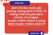 Thống nhất chuyển COVID-19 từ bệnh truyền nhiễm nhóm A xuống nhóm B